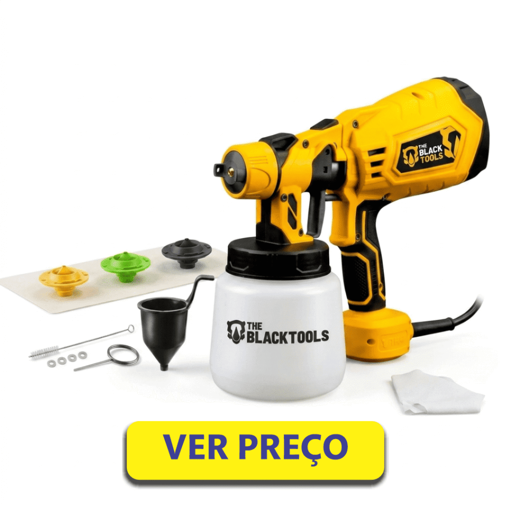 A Pistola De Pintura Hvlp 1.4l 600w Com 4 Bicos Tpp150.