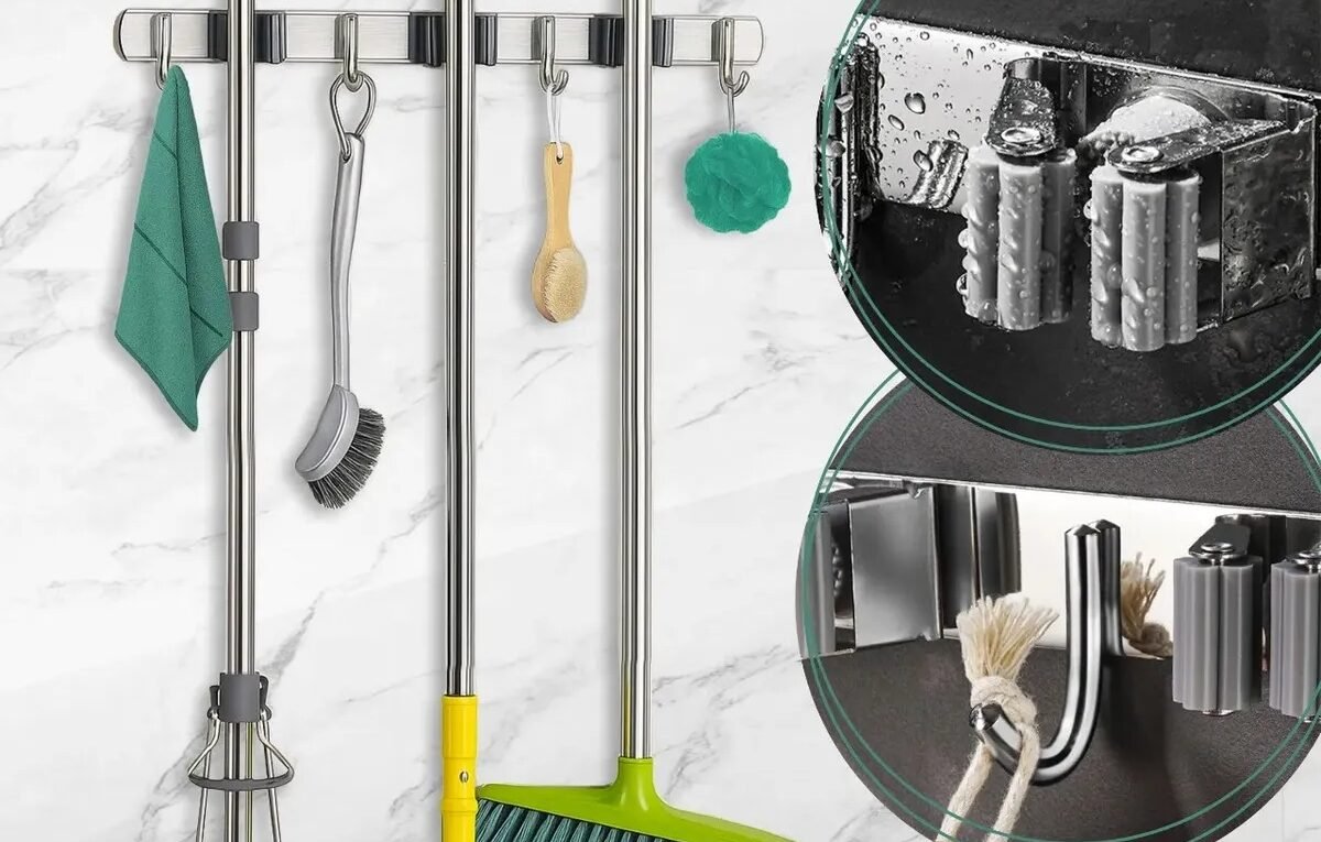 Suporte Inox para Vassouras e Acessórios Vale a Pena? Review Completo