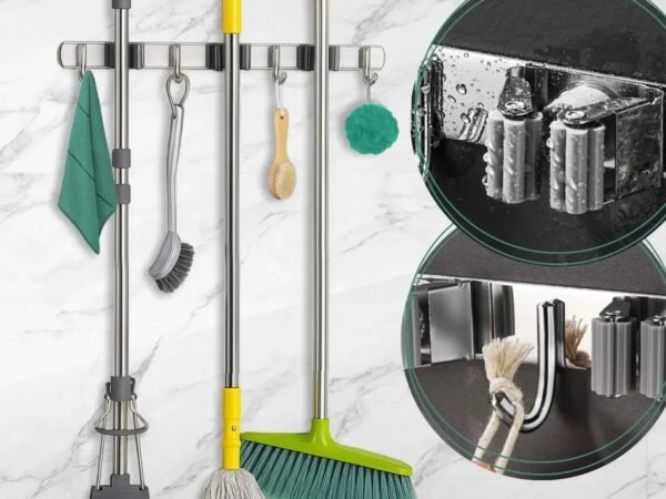 Suporte Inox para Vassouras e Acessórios Vale a Pena? Review Completo