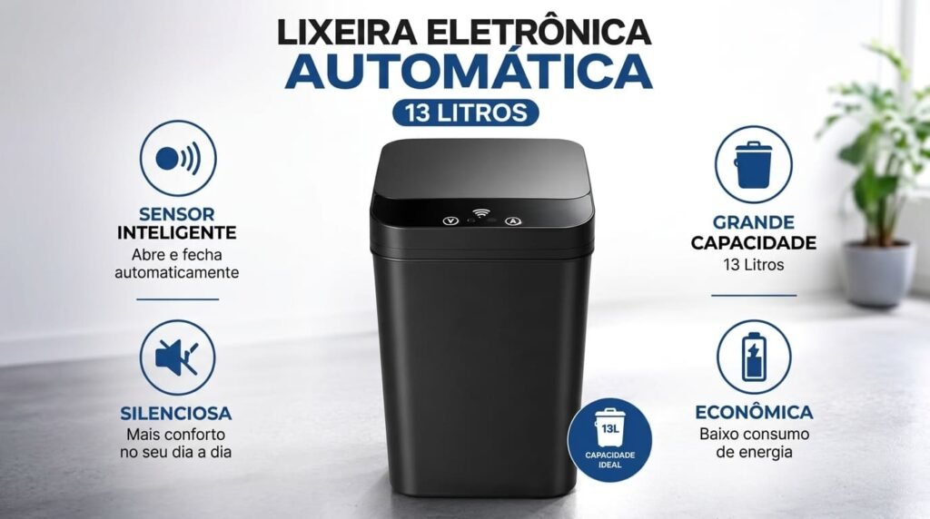 Lixeira Automatica Sensor 13L